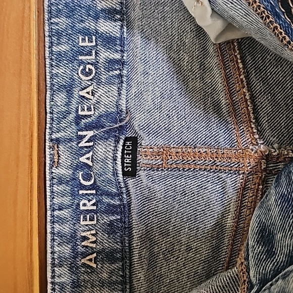 American Eagle Stretch Women's Curvy 90s Straight Size Waist 16 flat - Picture 3 of 7